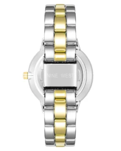 Nine West Watches Embossed Patterned Dial Watch