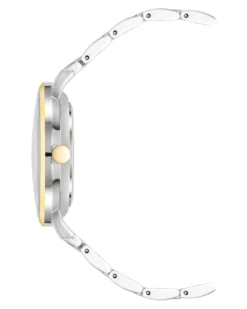 Nine West Watches Embossed Patterned Dial Watch