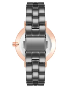 Nine West Watches Two-Tone Bezel Bracelet Watch