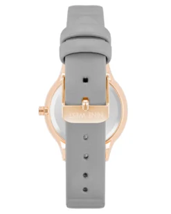 Nine West Watches Textured Strap Watch