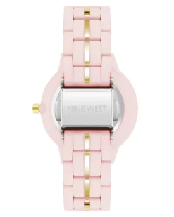 Nine West Watches Metallic Accented Rubberized Bracelet Watch 7 Nine West Watches Metallic Accented Rubberized Bracelet Watch