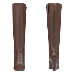 Nine West Varin Wide Calf Wedge Boots Boots & Booties