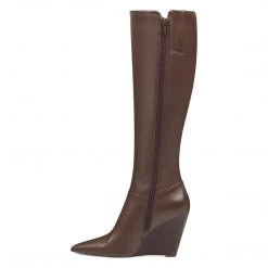 Nine West Varin Wide Calf Wedge Boots Boots & Booties