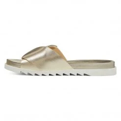 Nine West Metallic Mindset Furaish Slide Sandals 11 Nine West Metallic Mindset Furaish Slide Sandals