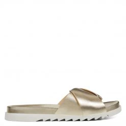 Nine West Metallic Mindset Furaish Slide Sandals