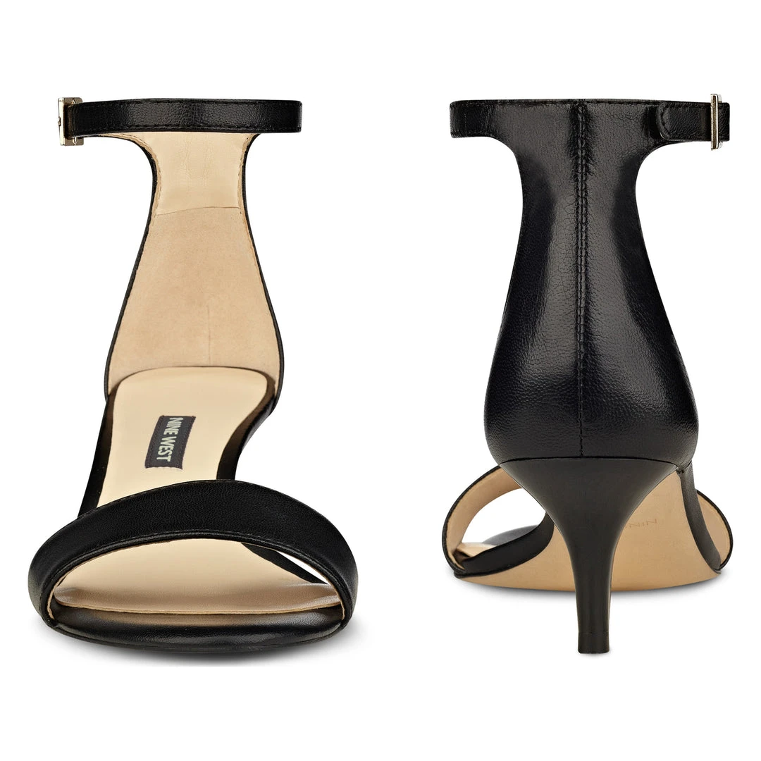 Nine West Heels Leisa Ankle Strap Sandals 7 Nine West Heels Leisa Ankle Strap Sandals