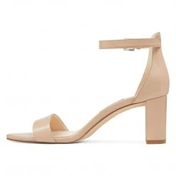 Nine West Pruce Ankle Strap Block Heel Sandals