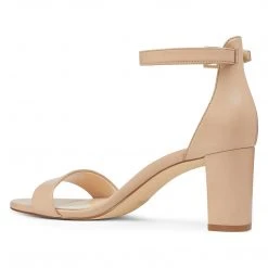 Nine West Pruce Ankle Strap Block Heel Sandals