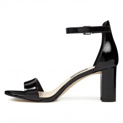Nine West Pruce Ankle Strap Block Heel Sandals Shoes