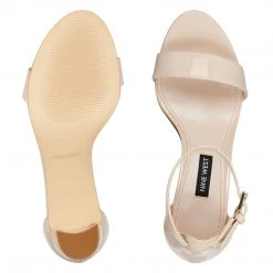 Nine West Heels Pruce Ankle Strap Block Heel Sandals