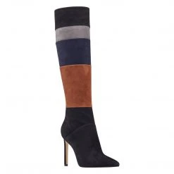 Nine West Toprank Colorblock Boots Boots & Booties