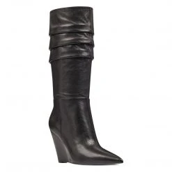 Nine West Vernese Scrunched Wedge Boots