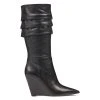 Nine West Vernese Scrunched Wedge Boots