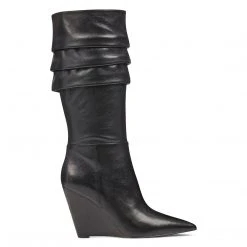 Nine West Vernese Scrunched Wedge Boots