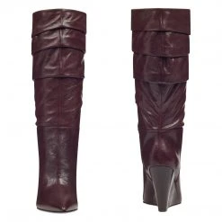 Nine West Boots & Booties Vernese Scrunched Wedge Boots 12 Nine West Boots & Booties Vernese Scrunched Wedge Boots