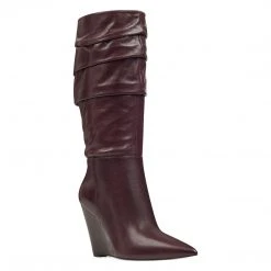 Nine West Boots & Booties Vernese Scrunched Wedge Boots