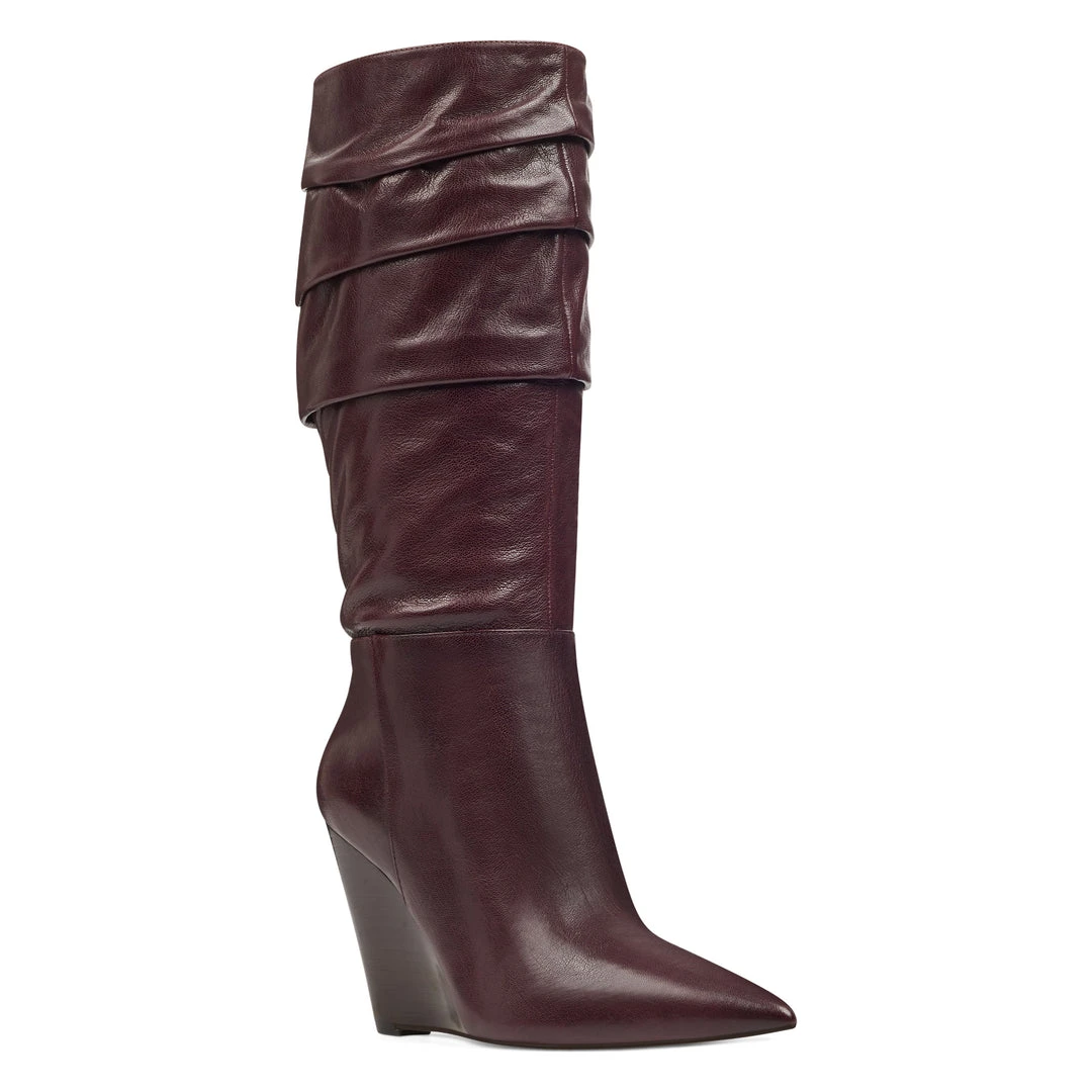 Nine West Boots & Booties Vernese Scrunched Wedge Boots 4 Nine West Boots & Booties Vernese Scrunched Wedge Boots