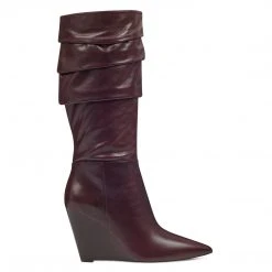 Nine West Boots & Booties Vernese Scrunched Wedge Boots