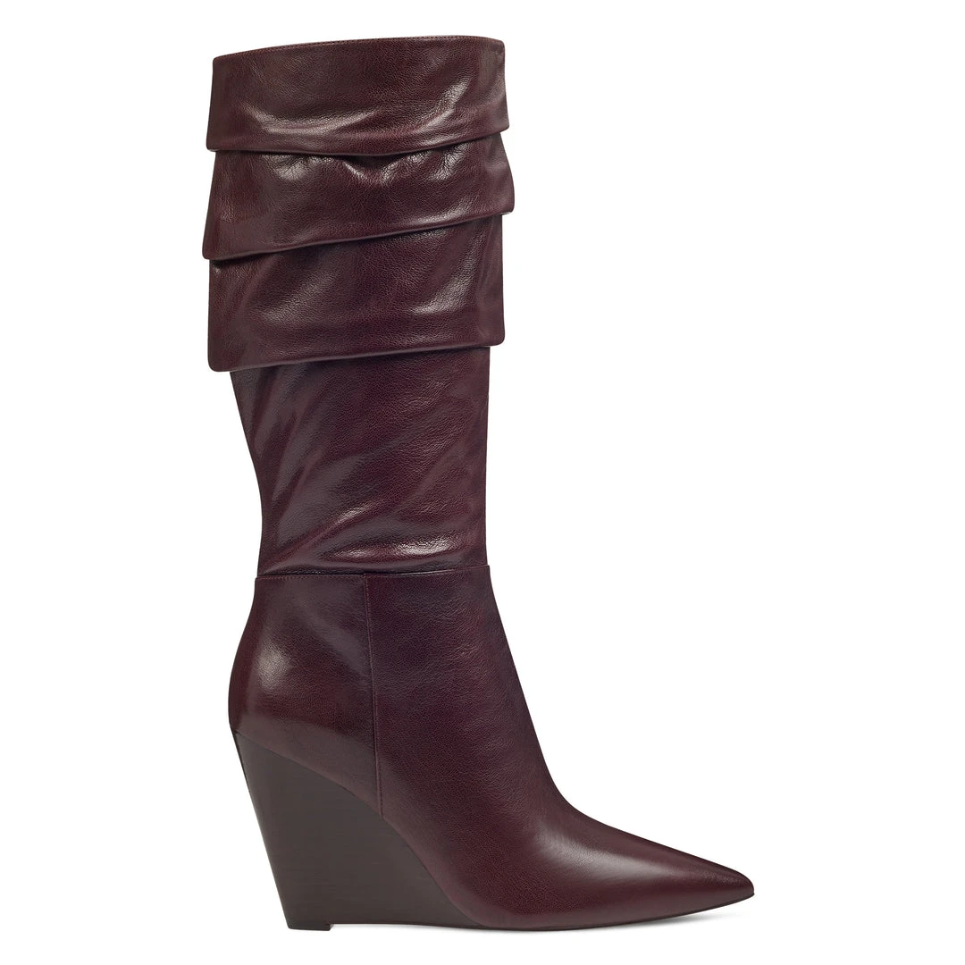 Nine West Boots & Booties Vernese Scrunched Wedge Boots 3 Nine West Boots & Booties Vernese Scrunched Wedge Boots