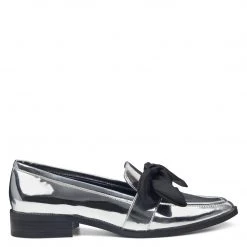 Nine West Weeping Bow Loafers Metallic Mindset