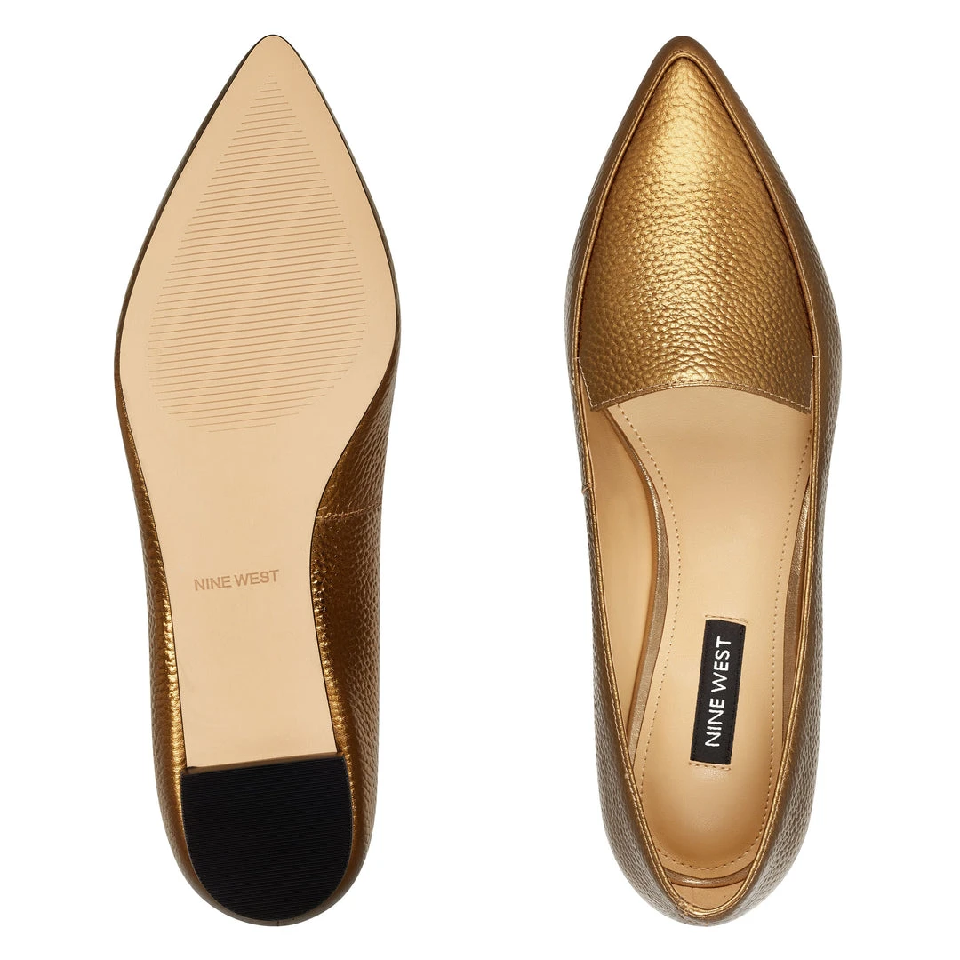 Nine West Metallic Mindset Abay Smoking Flats Nine West Metallic Mindset Abay Smoking Flats