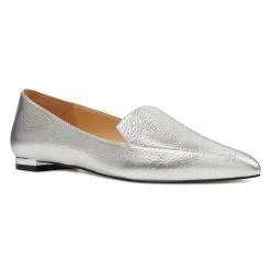 Nine West Abay Smoking Flats Metallic Mindset
