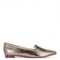 Nine West Abay Smoking Flats Metallic Mindset