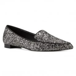 Nine West Abay Smoking Flats Metallic Mindset