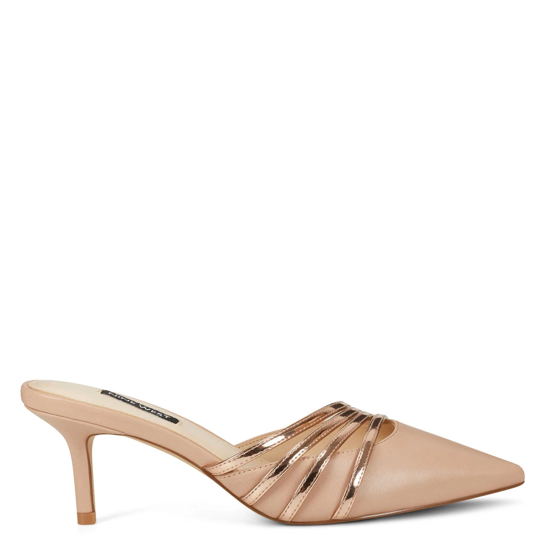 Nine West Abbe Dress Mules Heels 3 Nine West Abbe Dress Mules Heels