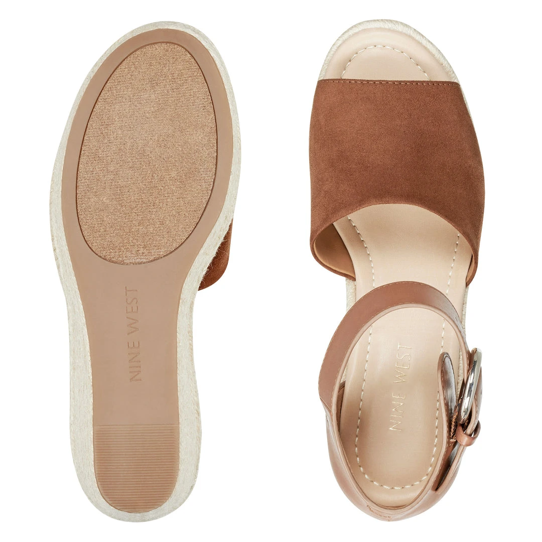 Nine West Weave Got You Adell Espadrille Wedge Sandals 8 Nine West Weave Got You Adell Espadrille Wedge Sandals