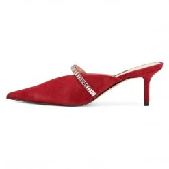 Nine West Heels Aenia Jewel Strap Mules