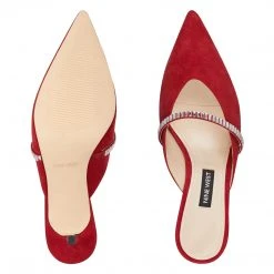 Nine West Heels Aenia Jewel Strap Mules