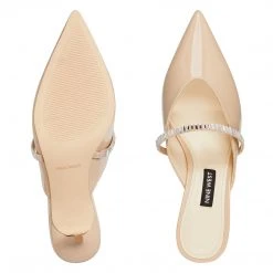 Nine West Heels Aenia Jewel Strap Mules