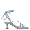 Nine West Lace It Up Agnes Ankle Wrap Heeled Sandal