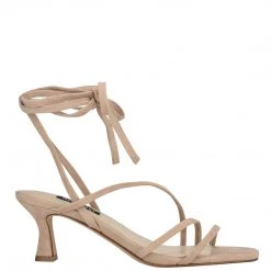 Nine West Agnes Ankle Wrap Heeled Sandal
