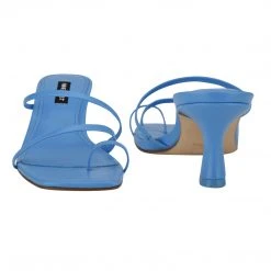 Nine West Color Pop Aila Heeled Slide Sandals