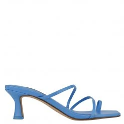 Nine West Color Pop Aila Heeled Slide Sandals