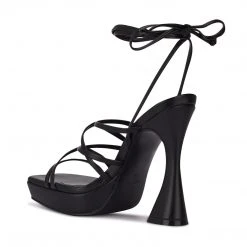 Nine West Ailey Ankle Wrap Platform Sandals