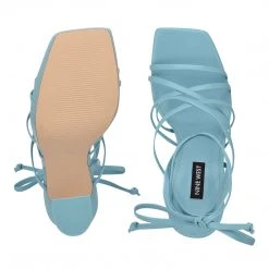 Nine West Ailey Ankle Wrap Platform Sandals Lace It Up