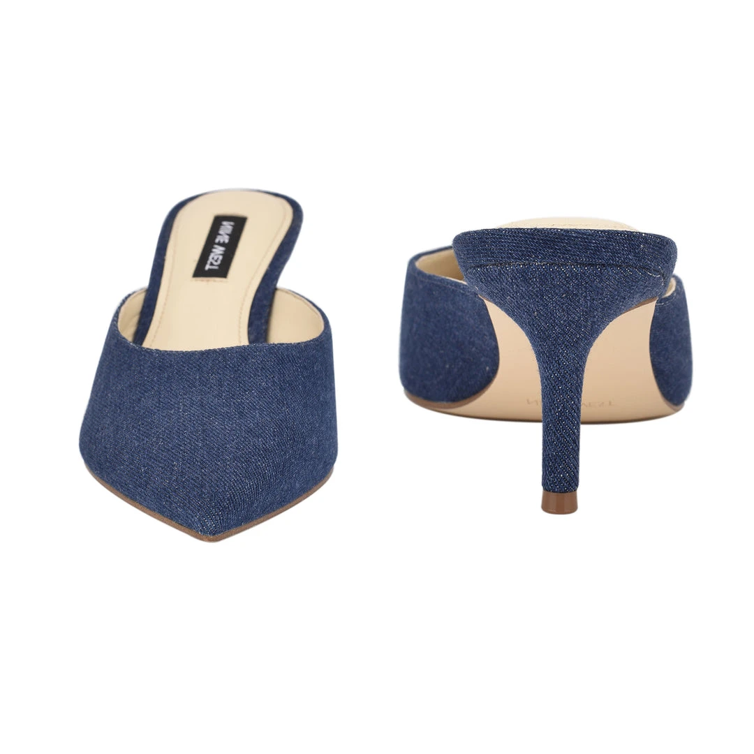 Nine West Ali Pointy Toe Mules Heels 7 Nine West Ali Pointy Toe Mules Heels