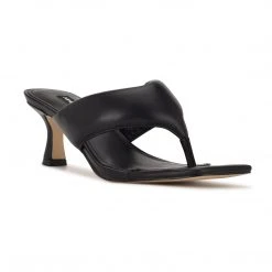 Nine West Alike Heeled Slide Sandals