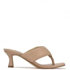 Nine West Heel Appeal Alike Heeled Slide Sandals