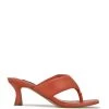 Nine West Alike Heeled Slide Sandals Color Pop