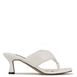 Nine West Alike Heeled Slide Sandals