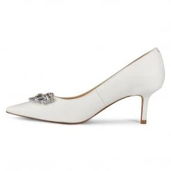 Nine West Always Pointy Toe Pumps Metallic Mindset