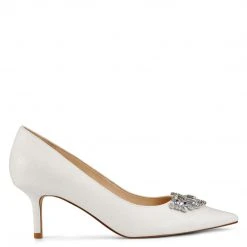 Nine West Always Pointy Toe Pumps Metallic Mindset