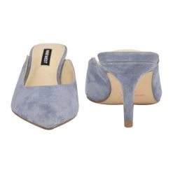 Nine West Angle Pointy Toe Mules Heels