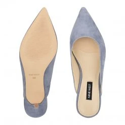 Nine West Angle Pointy Toe Mules Heels