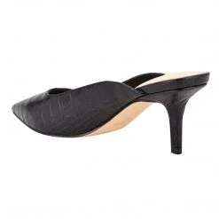 Nine West Angle Pointy Toe Mules Heels 9 Nine West Angle Pointy Toe Mules Heels