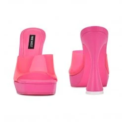 Nine West Y2K Revival Ansel Platform Slide Sandals